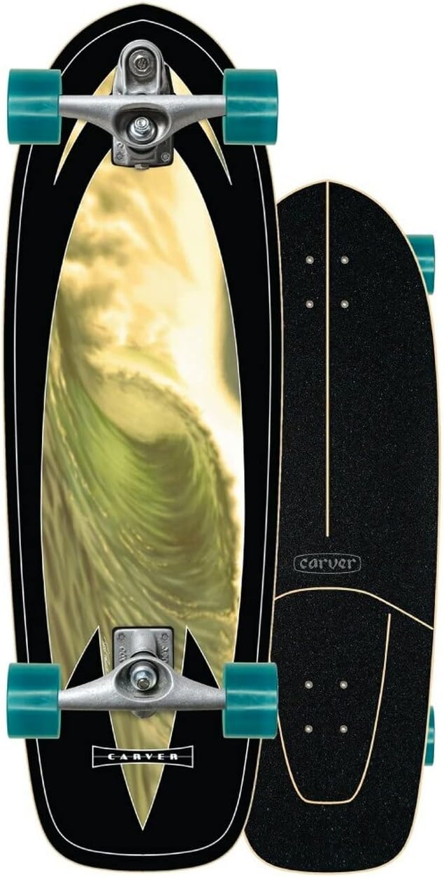Carver Surfskate Super Slab C7 Complete Board 31.25 Inches (raw)
