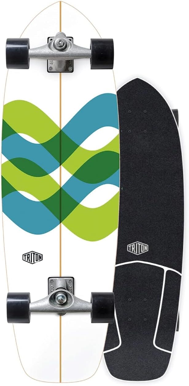Carver Triton Surfskate Complete Board Signal CX (White)