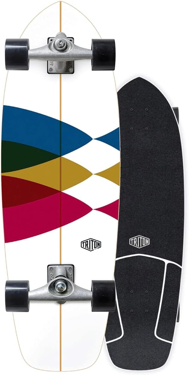 Carver Triton Spectral CX Surfskate Complete Board (White)